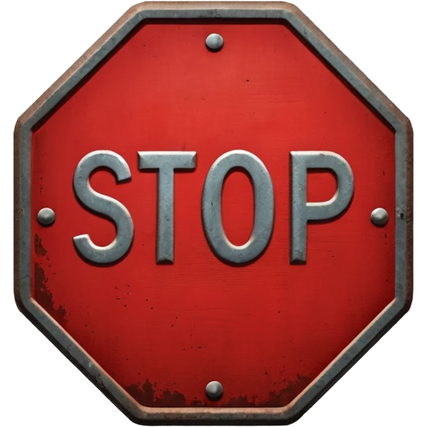 Stop Sign emoji