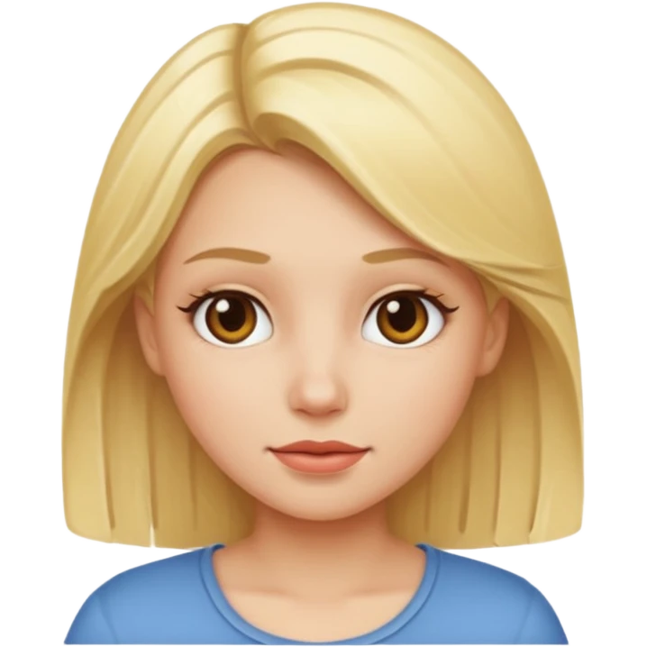 blonde girl emoji