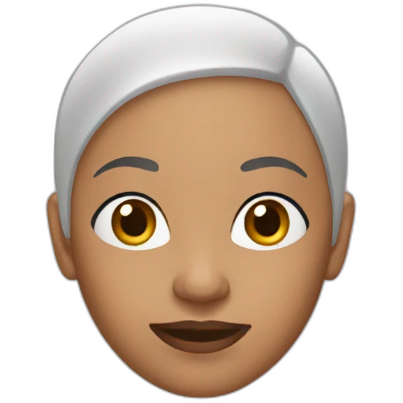 bald woman  emoji