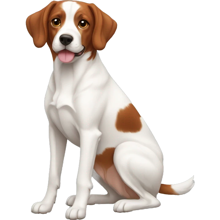 Brittany Dog Breed Full Body emoji