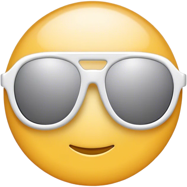 thin white sunglasses emoji