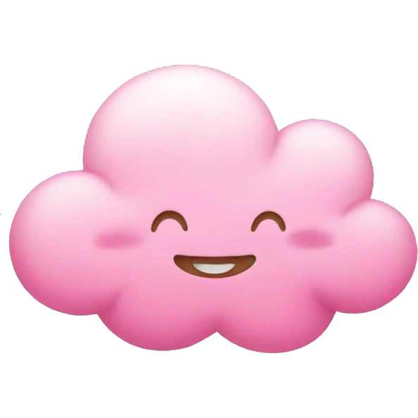 pink cloud emoji