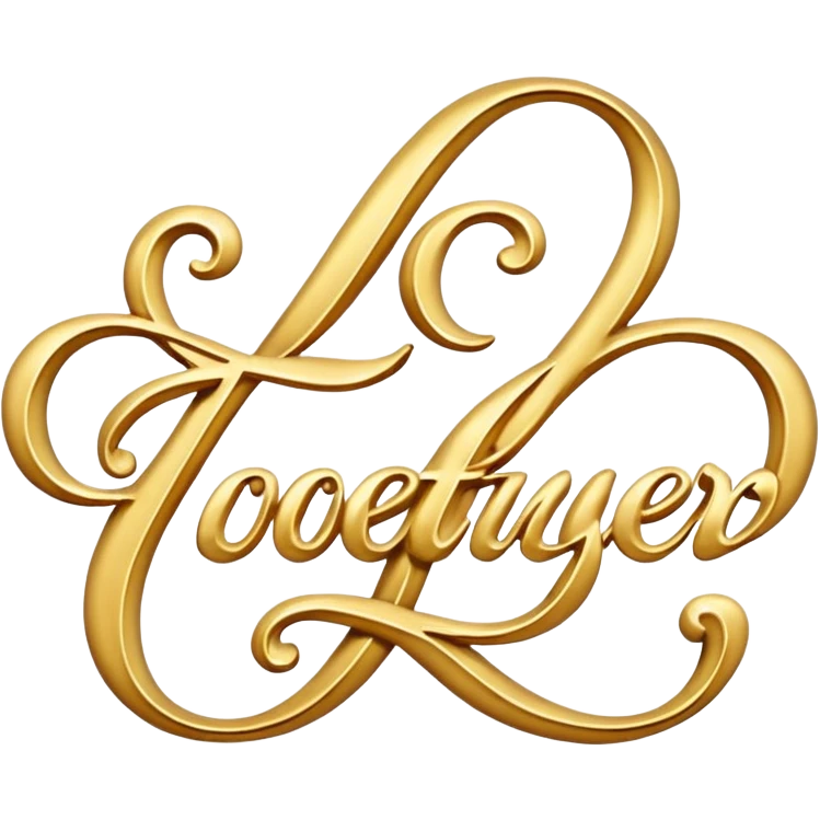 Love, Words "Always Together" emoji