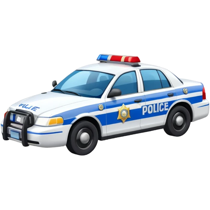 police car de face emoji