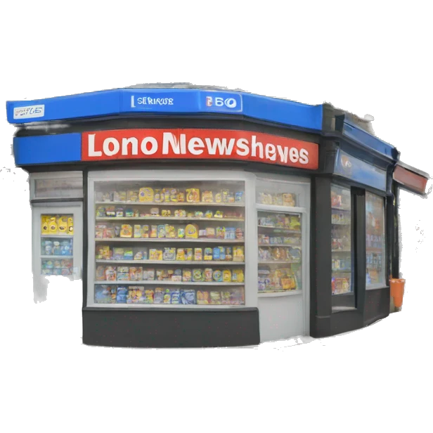 London newsagents, corner shop emoji