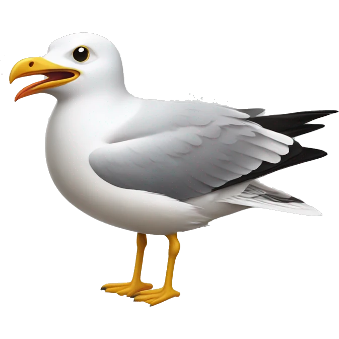 drunk seagull emoji