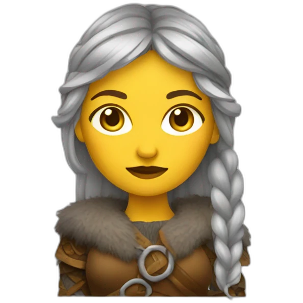 Viking female designer emoji