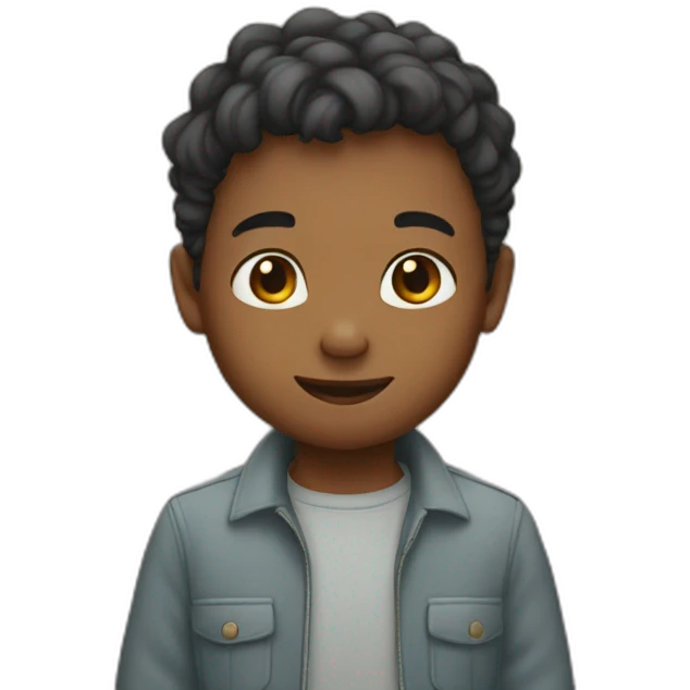 A Boy Joining Hands emoji
