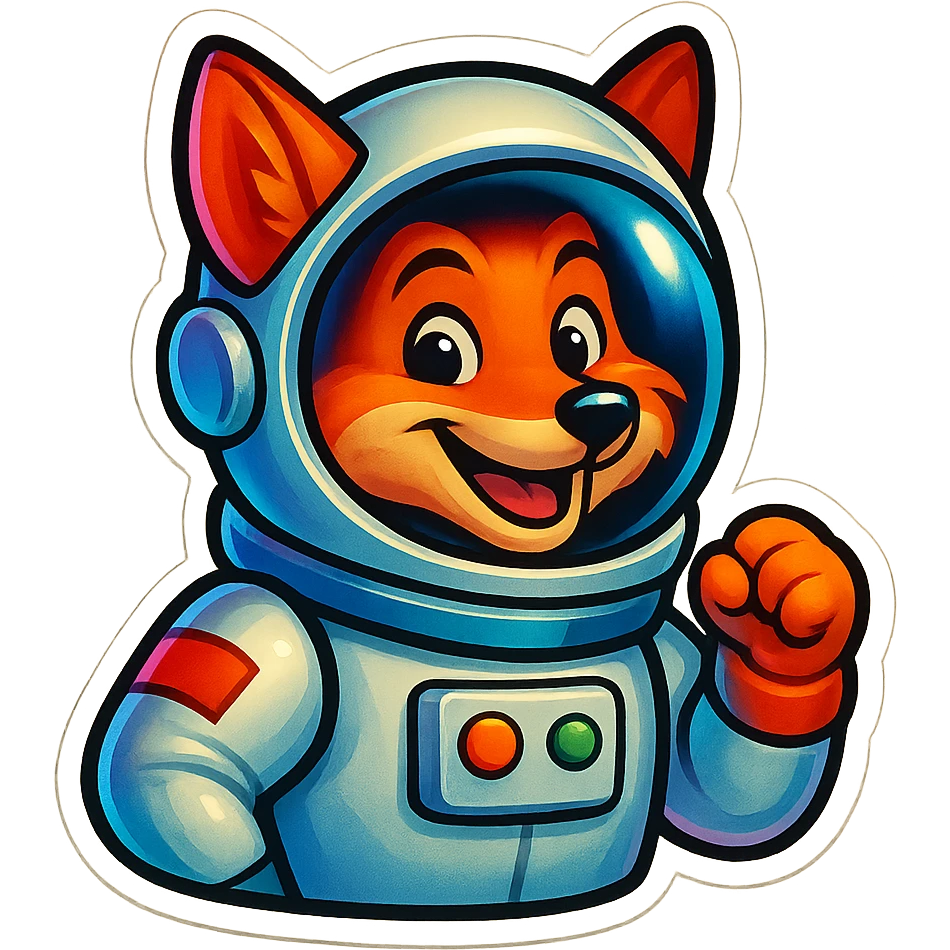 fox astronaut emoji
