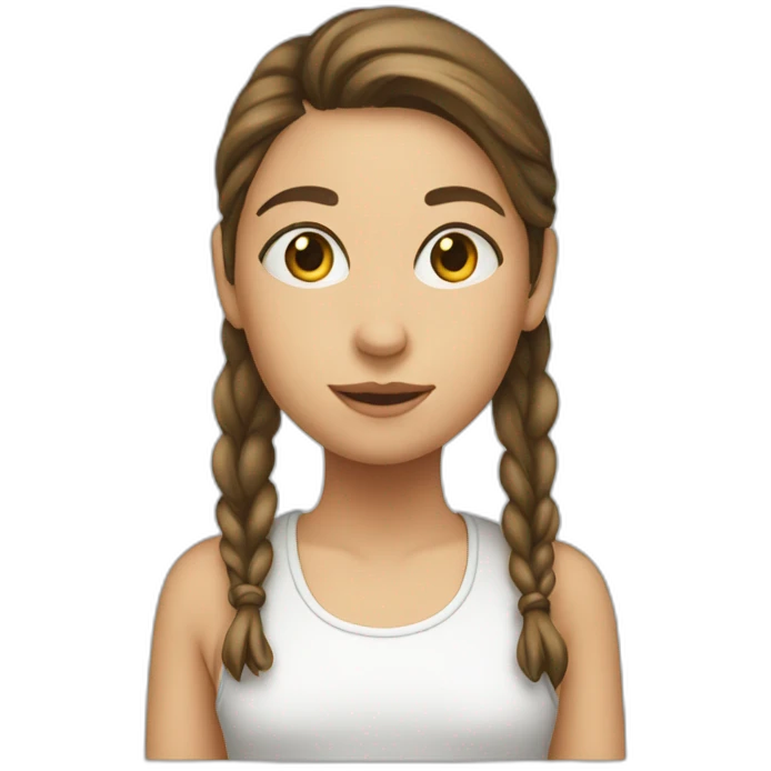 Girl tracelling emoji