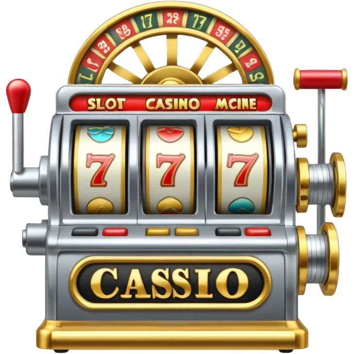 Slot machine, las vegas emoji