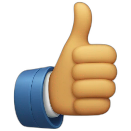 Thumbs up emoji