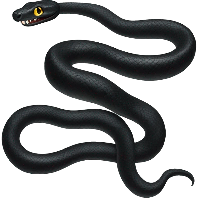 Black snake emoji