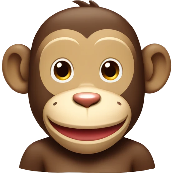 Paul frank monkey with smile  emoji