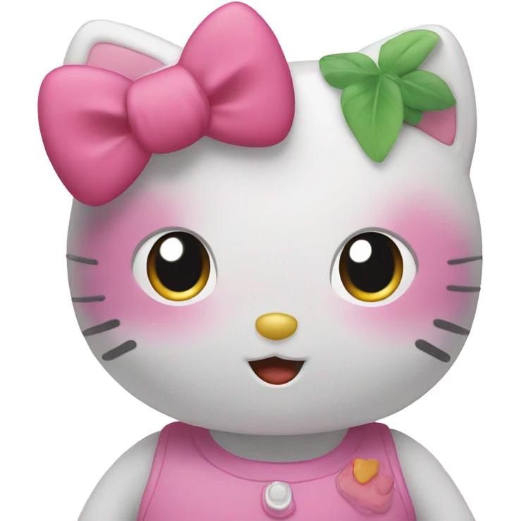 Hello kitty and 2 friends emoji