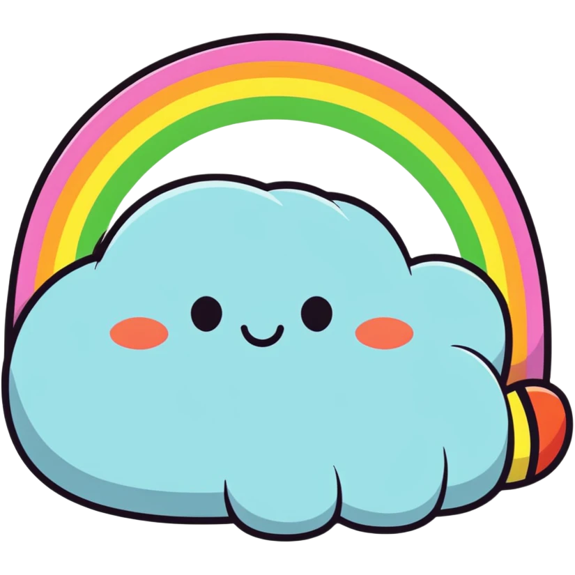 Paresseux arc-ca-ciel emoji