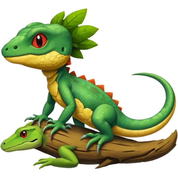 Salandit-Agama-lizard-Kecleon-Treecko emoji