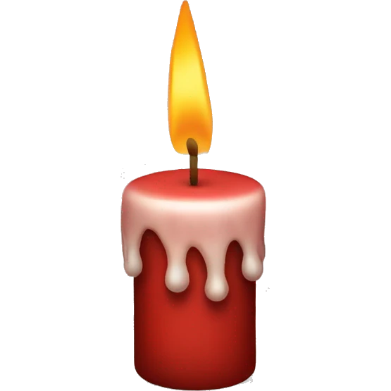 christmas candle emoji