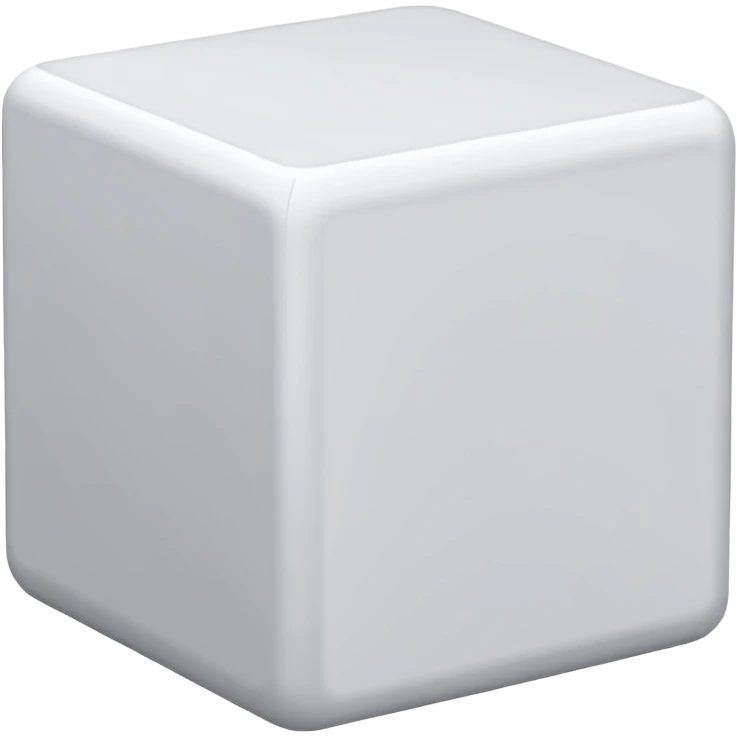 white cube emoji