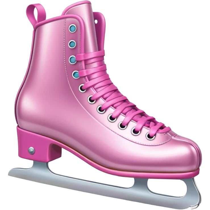 pink ice skates emoji