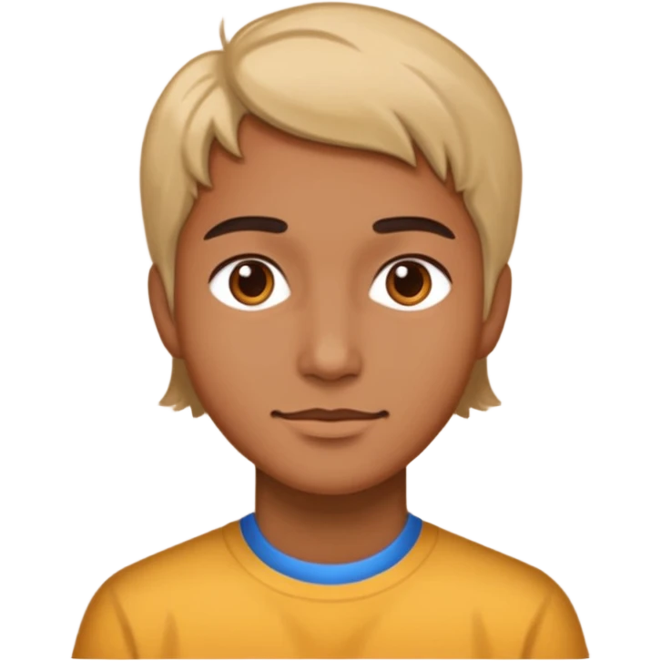 Paint style face emoji