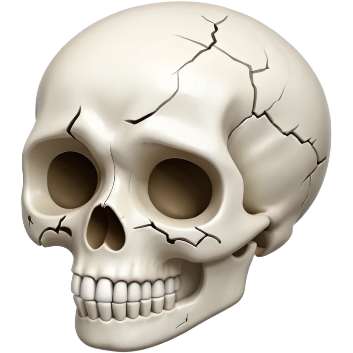 Crying skull emoji