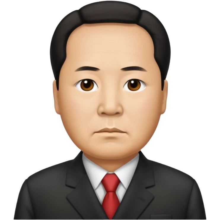 Photorealistic mao zedong emoji