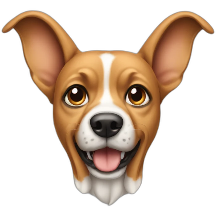 Dog with Extreme Long ears emoji
