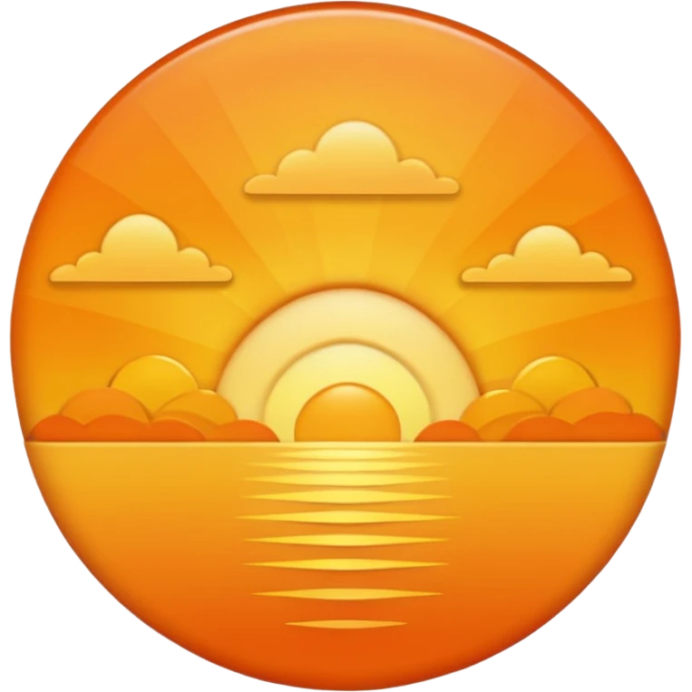 make a sunrise
 emoji
