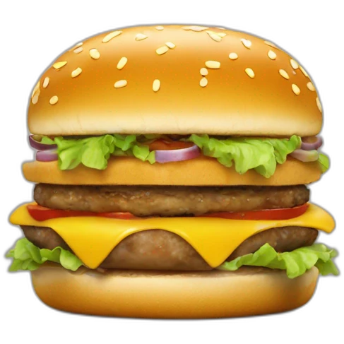 donald trump hamburger emoji