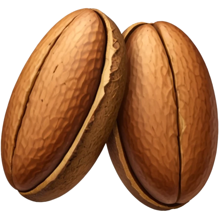 two brazil nuts emoji