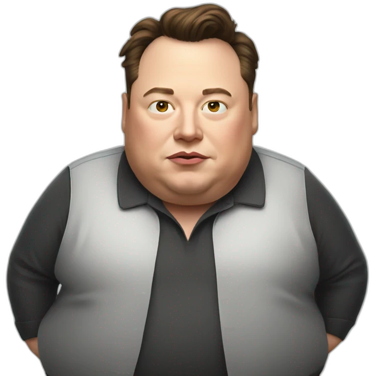 Fat elon musk emoji