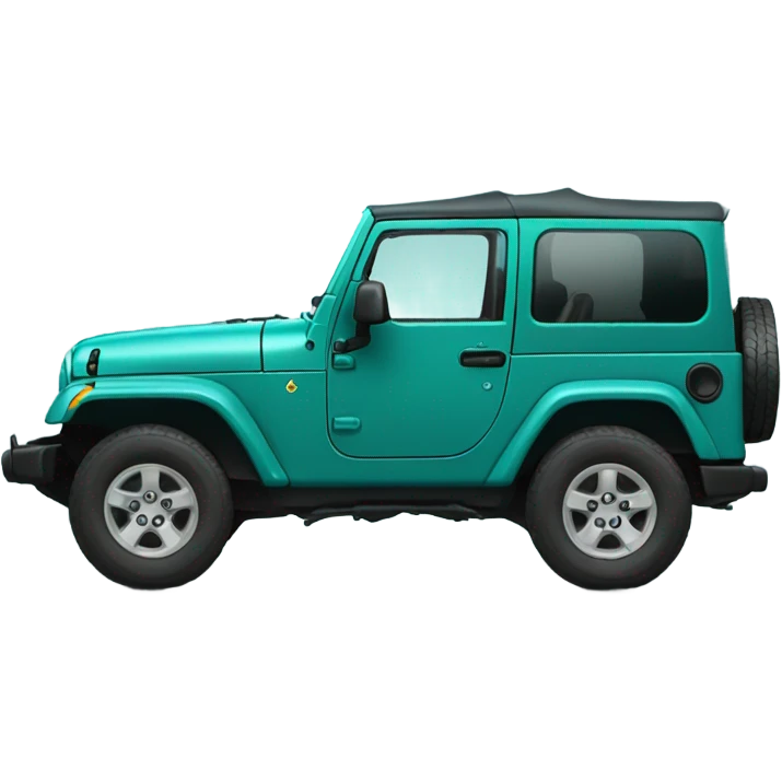Teal jeep emoji