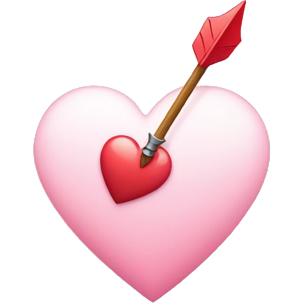 Heart piercing arrow emoji