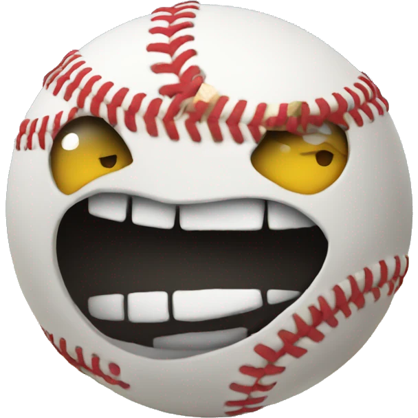 softball with AR emoji