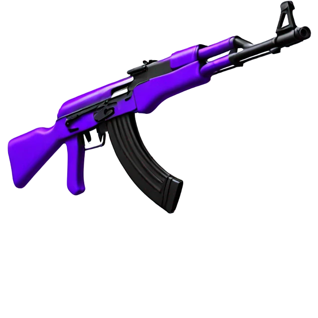 purple ak-47 emoji