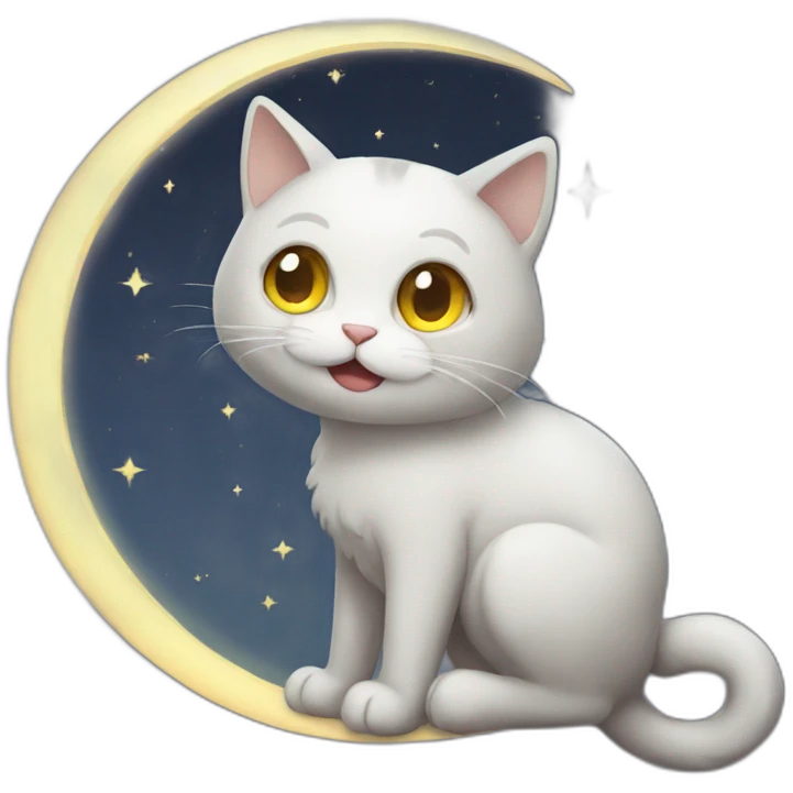 Moon cat emoji