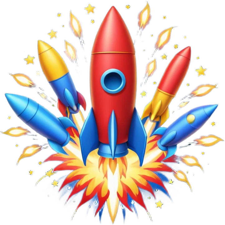 rocket firework emoji