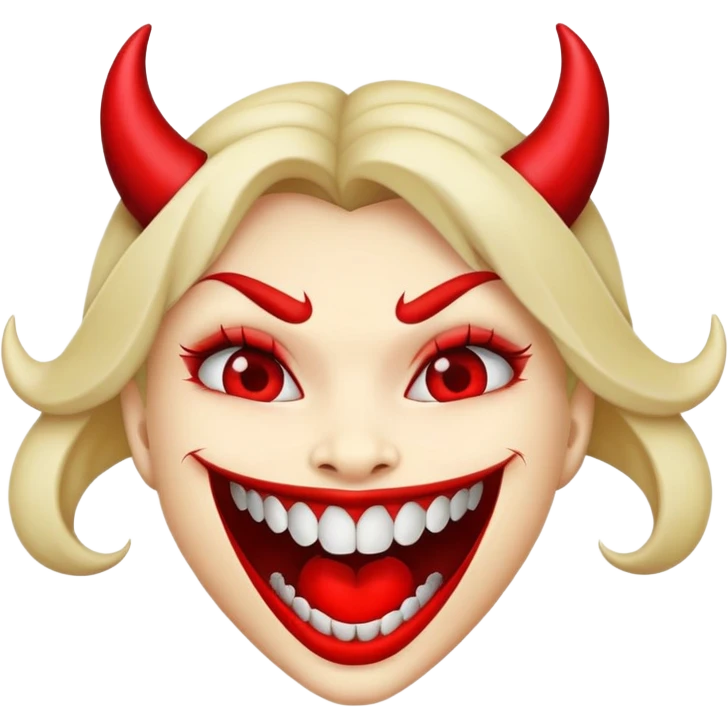 Devil smile emoji