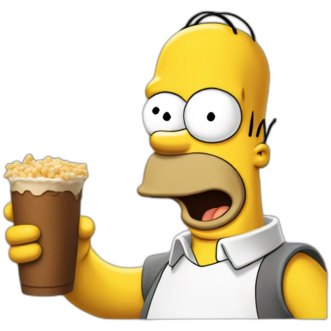Homer simpson eat bart simpson emoji
