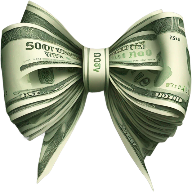 Cash bow  emoji