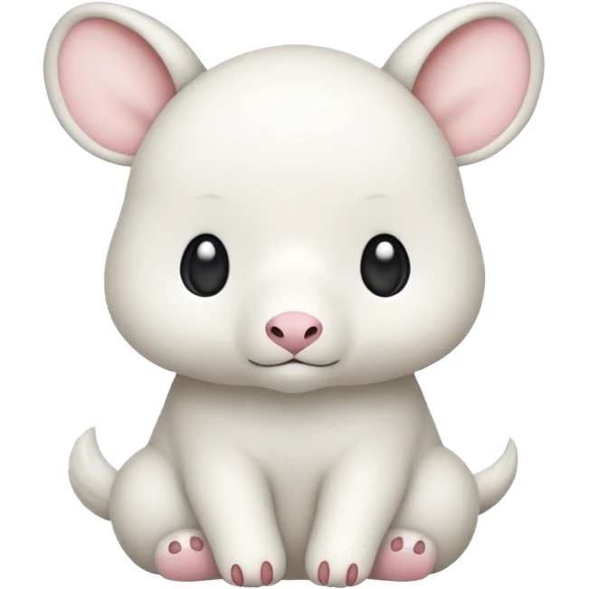 GENERATE ME A MOMONGA WHITE ANIMAL  FROM CHIIKAWA emoji