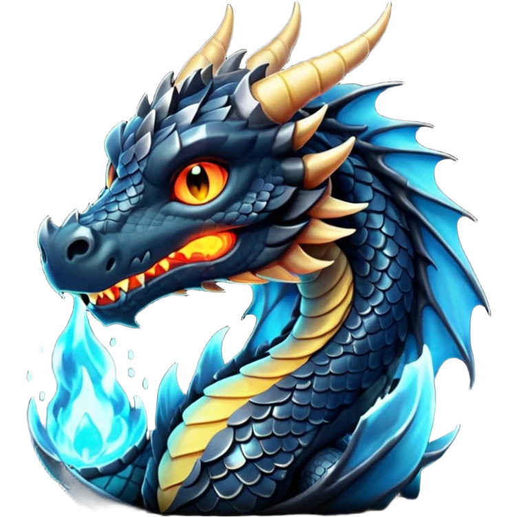 Enshrouded dragon emoji