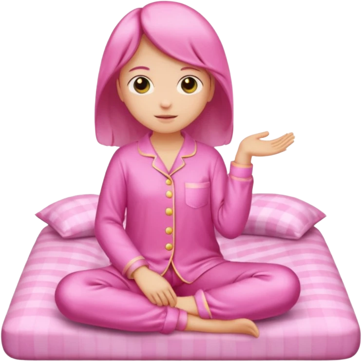 Pink pijama emoji