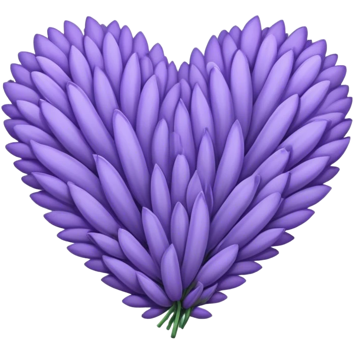lavender heart  emoji