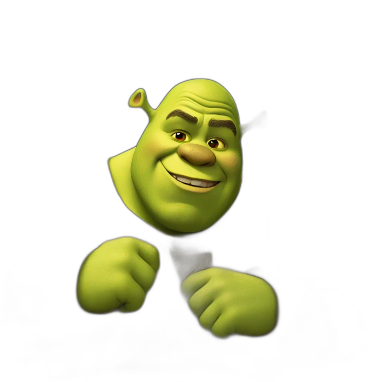 Shrek fait le signe 👍🏻 emoji