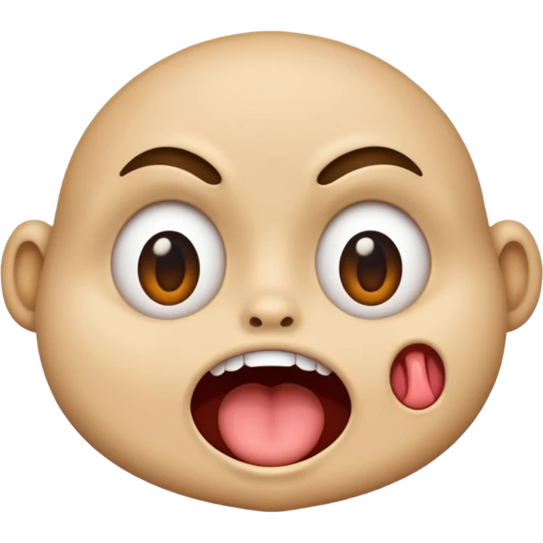 Uma junção destes dois emojis 🤪🤤 emoji