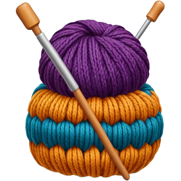 knitting art emoji