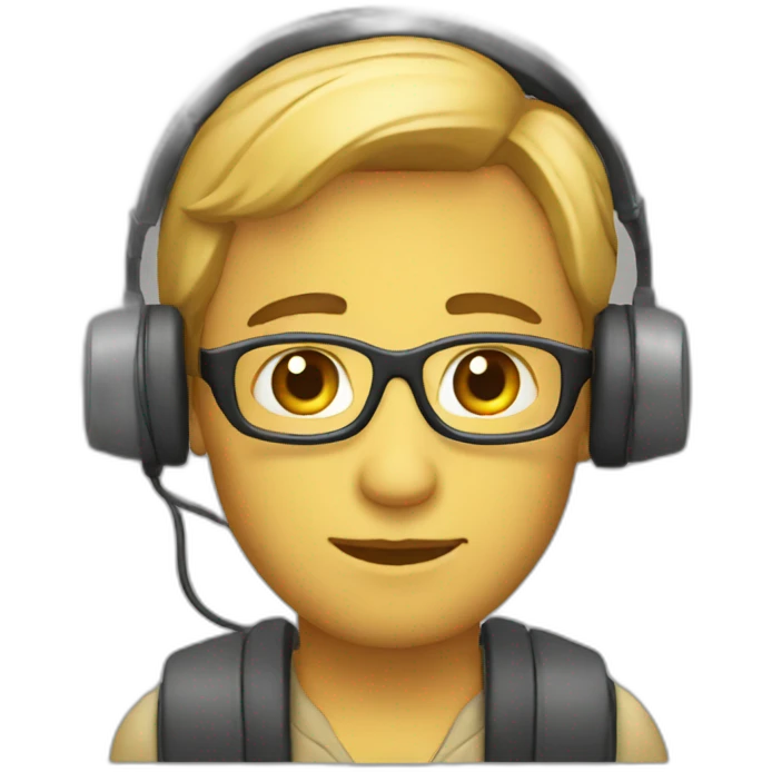 programmer-library-headset emoji