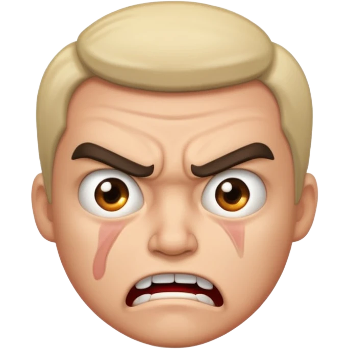 Angry butthole emoji